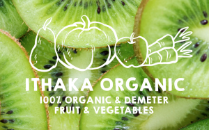 Ithaka Organic logo en webdesign